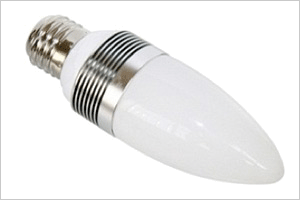 Bombilla LED tipo vela 3 Watts Rosca E26 Dimeable