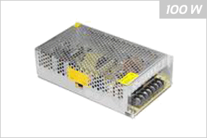 Fuente de poder 120 VAC – 12 VDC, 100 Watts para tiras y módulos LED